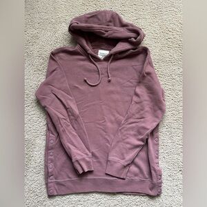 Abercrombie & Fitch Soft Collection Hoodie with Snap Details